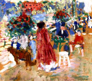 On the Terrace, The Botanic Gardens, Malines