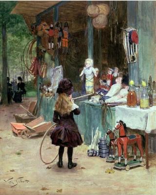 At the Champs Elysees Gardens