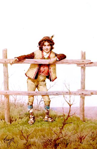 Peasant Lad at a Fence