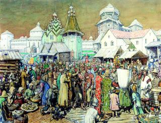 City Square in the XVII Century