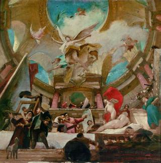 Apotheosis of Rennaisance - Color Sketch