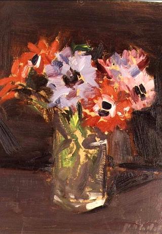 A Still Life of Anemones