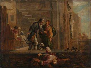 Tobit and the Dead Israelite (after Domenico Fetti)