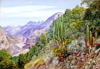 The Baths of Cauquenas in the Cordilleras, South of Santiago, Chili
