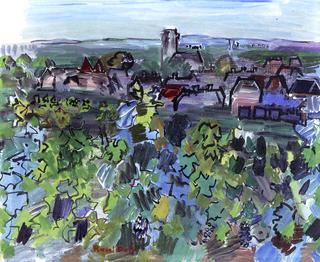 Burgundy Landscape