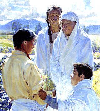 The Solemn Pledge, Taos Indians