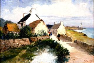 Breton Hamlet by the Sea