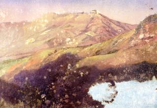 Paisaje con montañas