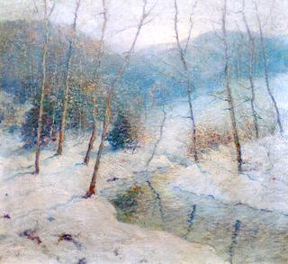 Snowy Winter Stream