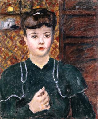 Young Woman, Blue-Green Dress
