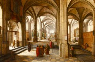 An Imaginary Church or Cathedral Interior
