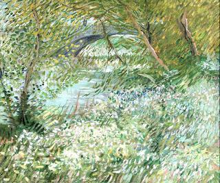 Banks of the Seine with Pont de Clichy in the Spring