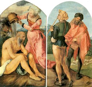 Jabach Altarpiece: Job castigated by his Wife