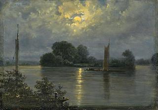Full Moon at Pillnitz