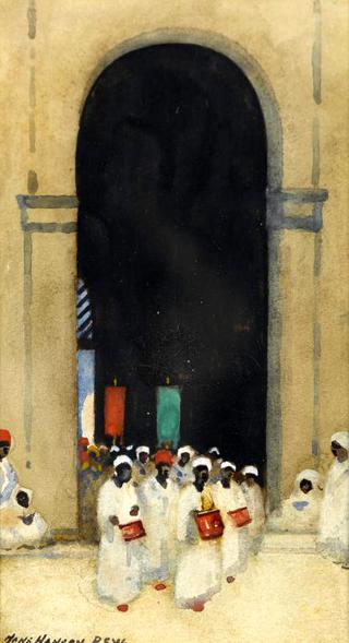 A Procession in North Africa