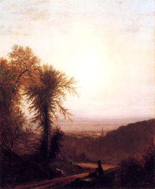 Dusk on the Hill Side