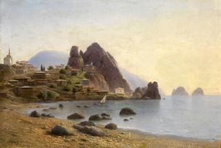 View of Gurzuf, Crimea