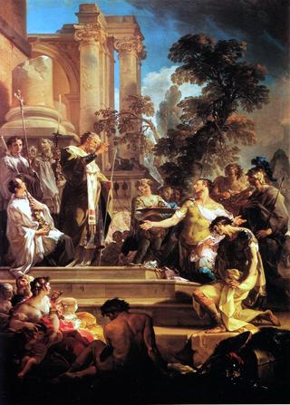St. Nicholas Blessing the Warriors