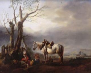 Labourer Resting