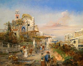 View of the Bay of Naples