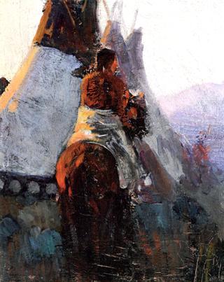 Mounted Indian