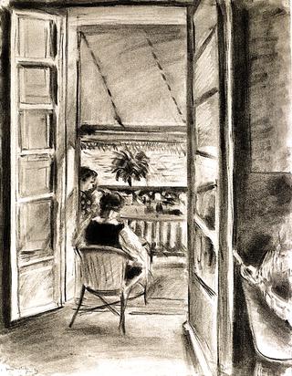 Two Women, Open Window