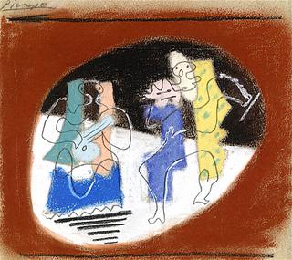 Mercury: Study for a scenic curtain