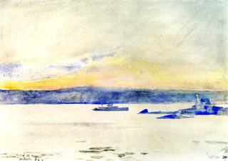 Afterglow, Gloucester Harbor
