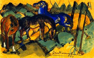 Red Indian Horses