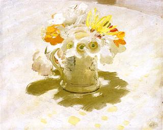 Flowers in a Tankard