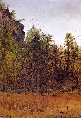 A  Grey Day under the Cliff