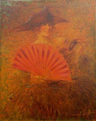 Woman with a Fan