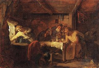 Grigory Otrepyev Fleeing the Tavern on the Lithuanian Border