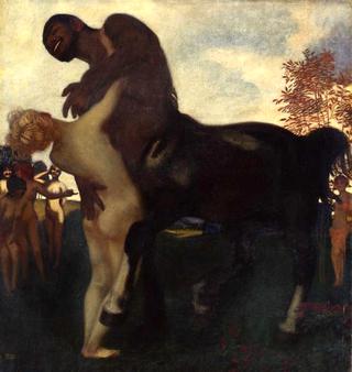 Centaur und Nymphe