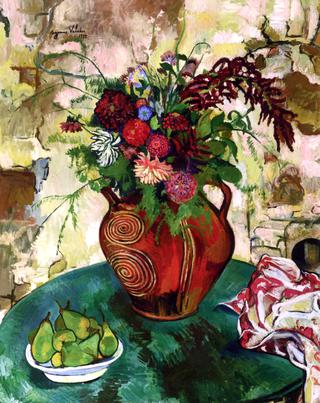 Still LIfe with Flowers and Fruit