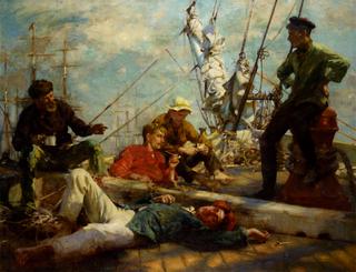 The midday rest sailors yarning