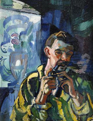 Self Portrait with Pipe