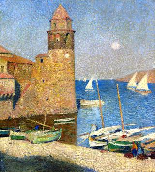 The Tour de Collioure, Moonrise
