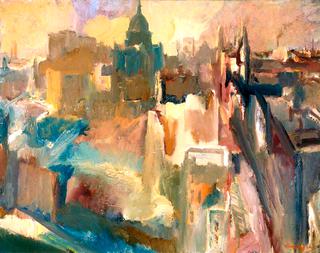 Evening in the City of London