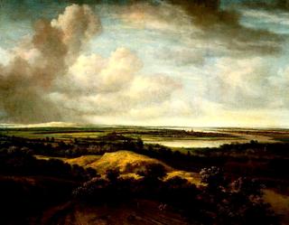 Panoramic River Landscape