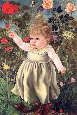 Nelly with Flowers