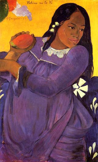 Woman with Mango