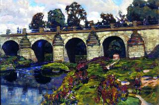 Bridge across the Yauza River