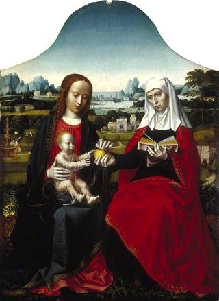 The Virgin and Child with Saint Anne