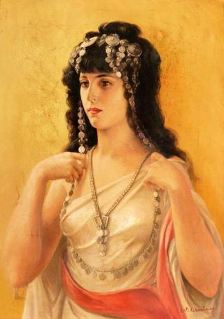 Young Woman in Oriental Dress