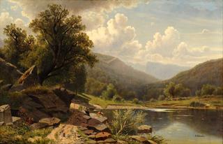 Landscape with Angler
