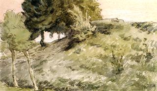 Wooded Hillside above Vichy