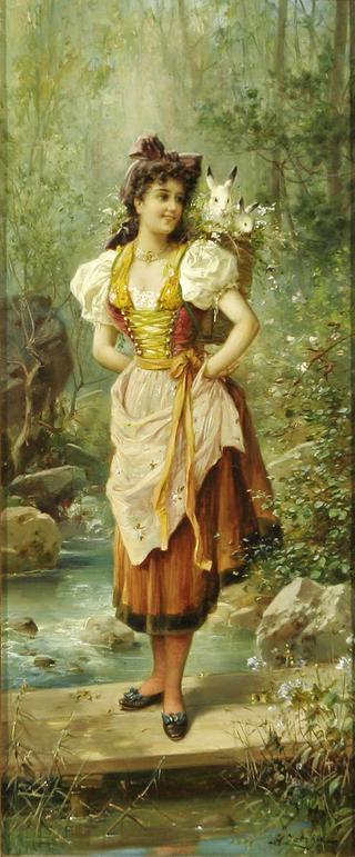 Girl in Native Dress