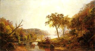 Autumn on Ramapo River, New Jersey