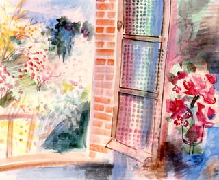 View of the Garden through the Window